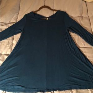 Dark teal tunic